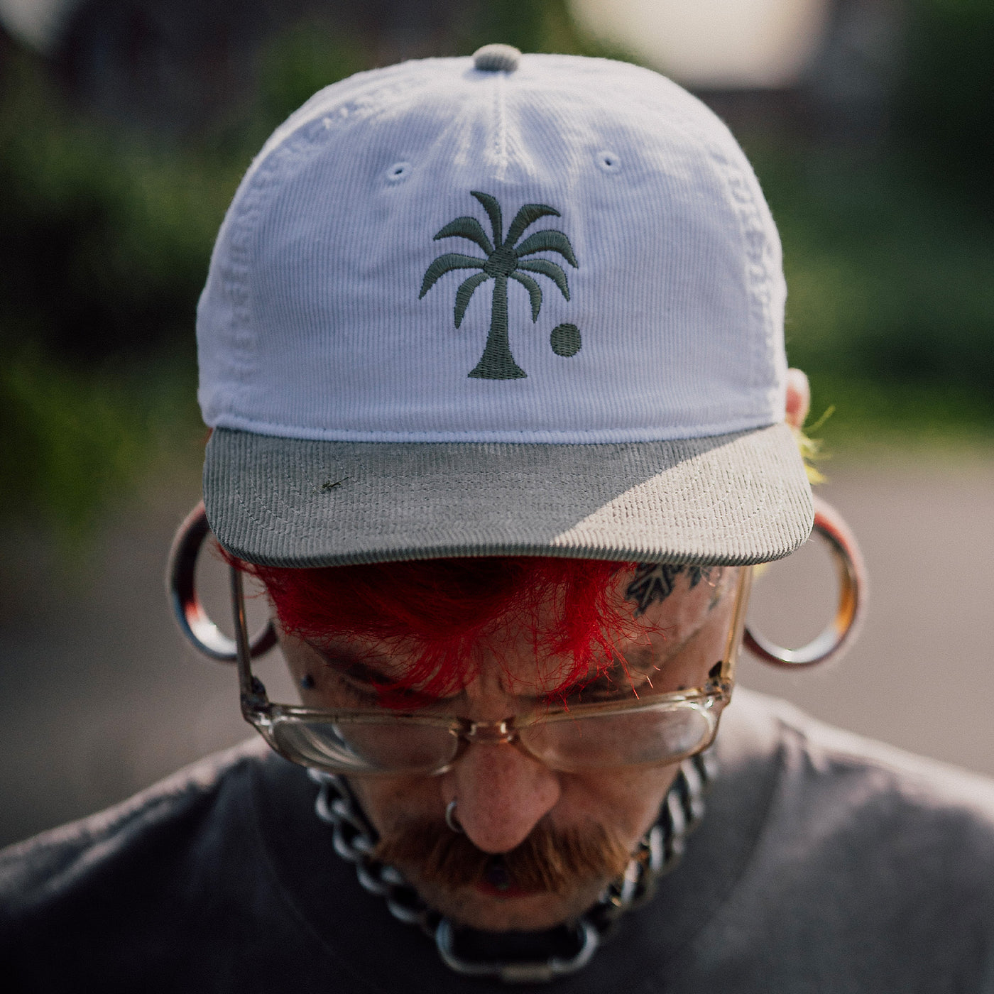 Palm Eucalyptus Two Tone Cord Cap