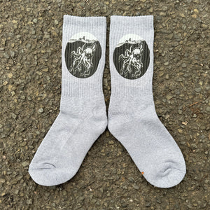 Kraken Grey Socks