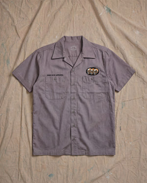 3 Skulls Steel Grey Mechanics Shirt