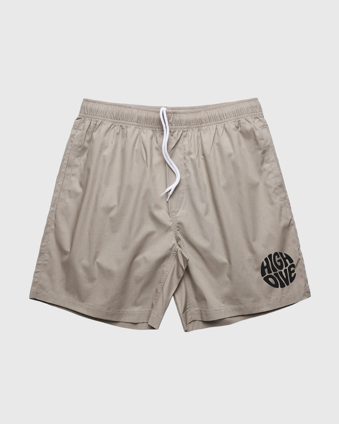 HDA Groovy Logo Bone Beach Shorts