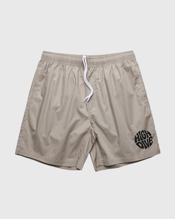 Pantalones cortos de playa negros de Bad Luck 