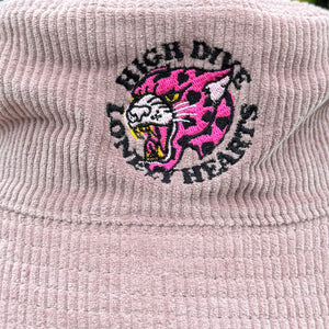 Lonely Hearts Hazy Pink Bucket Hat