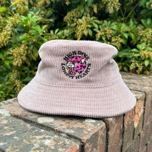 Lonely Hearts Hazy Pink Bucket Hat