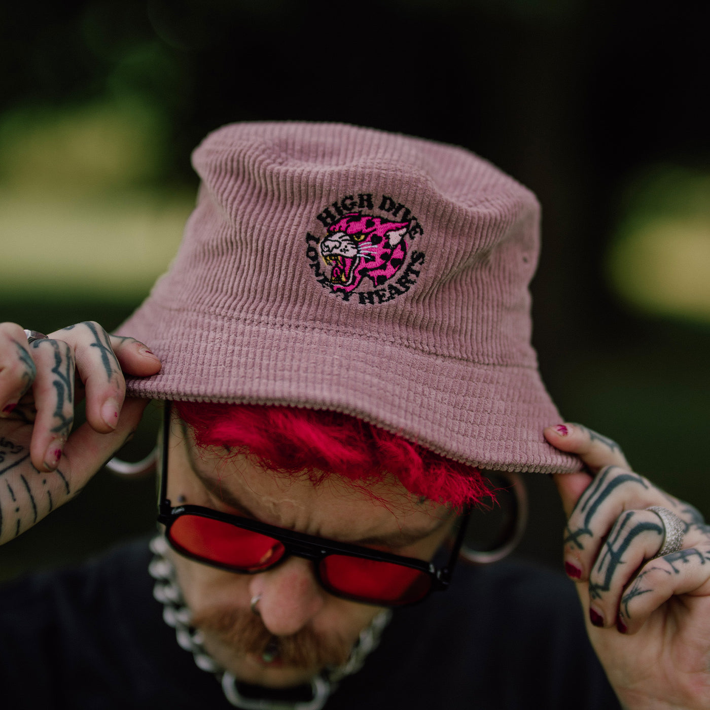 Lonely Hearts Hazy Pink Bucket Hat