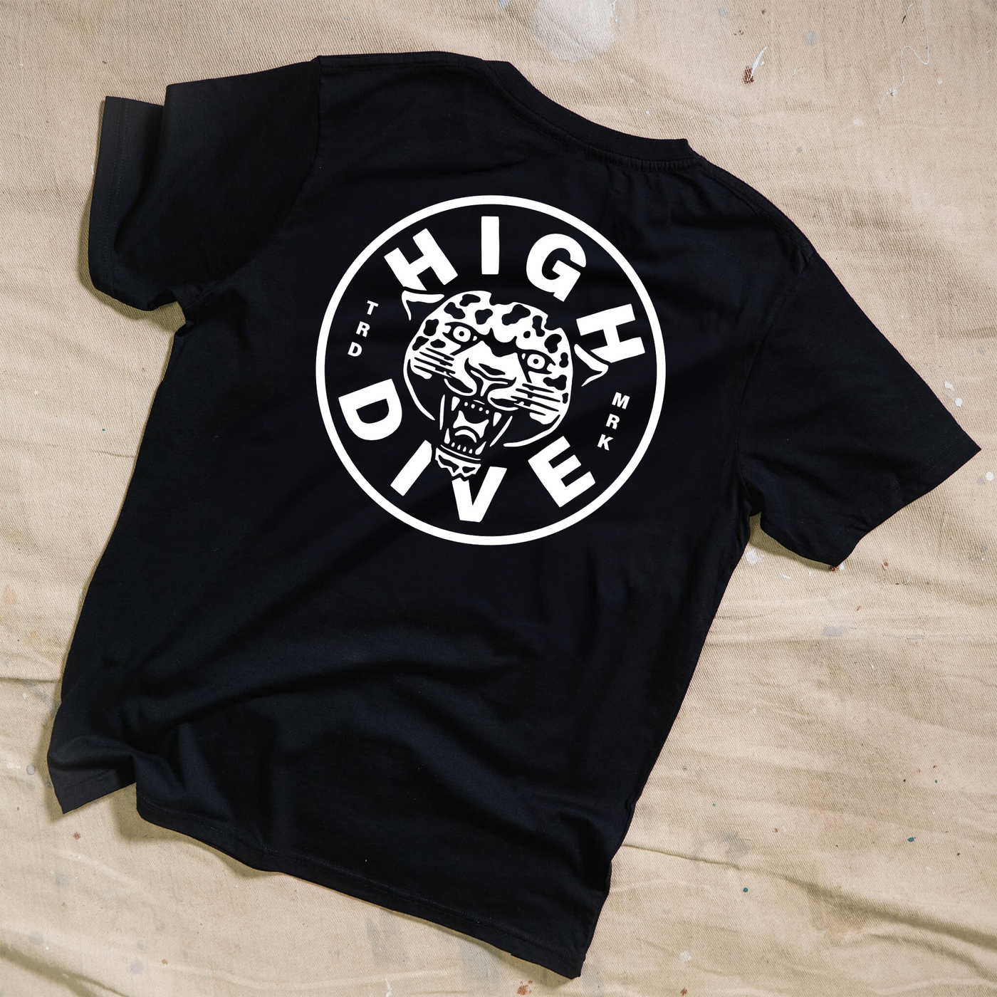 Panther Logo Black Tee