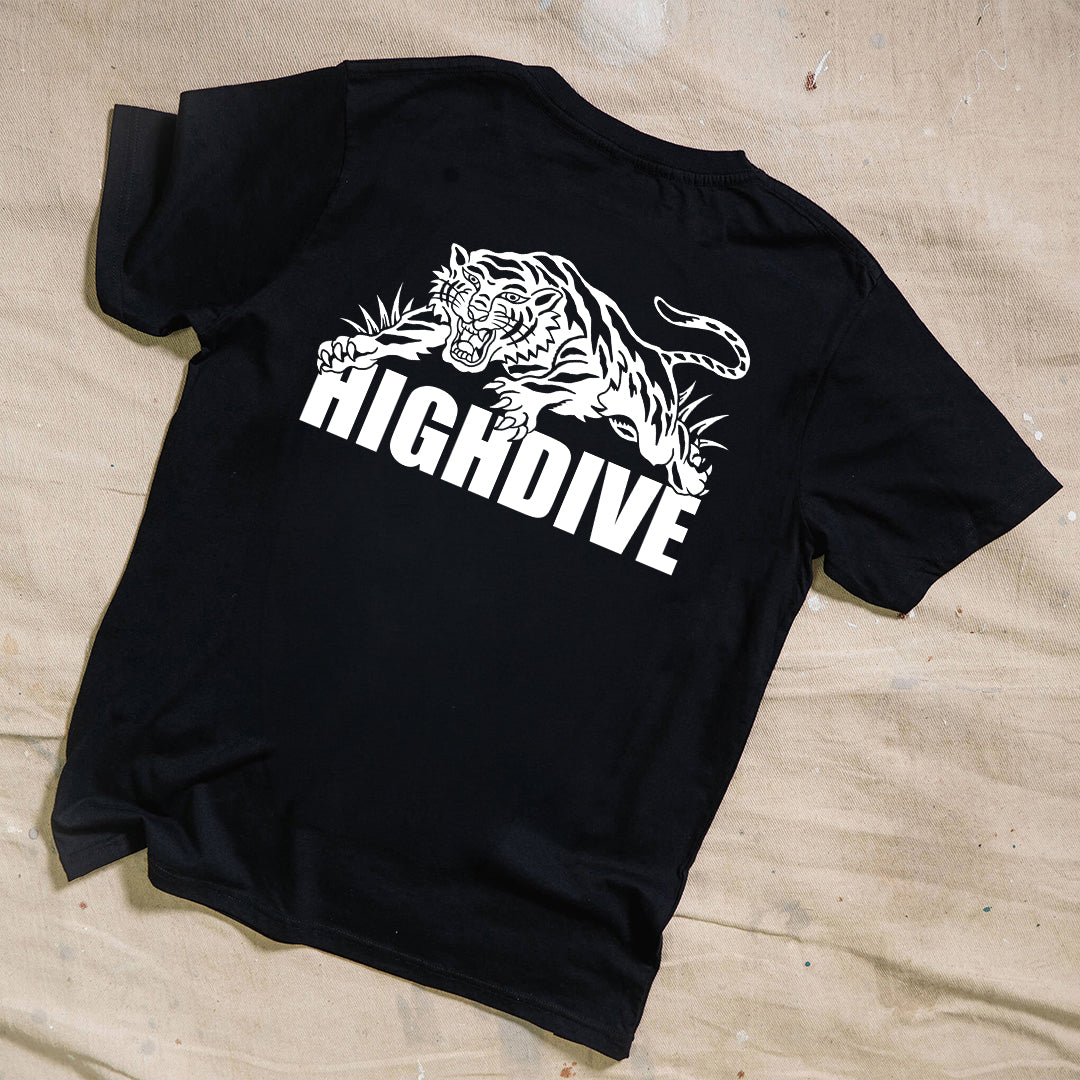 Trad Tiger Black Tee