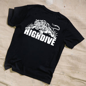 Trad Tiger Black Tee