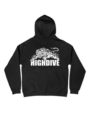 Trad Tiger Oversized Black Hoody