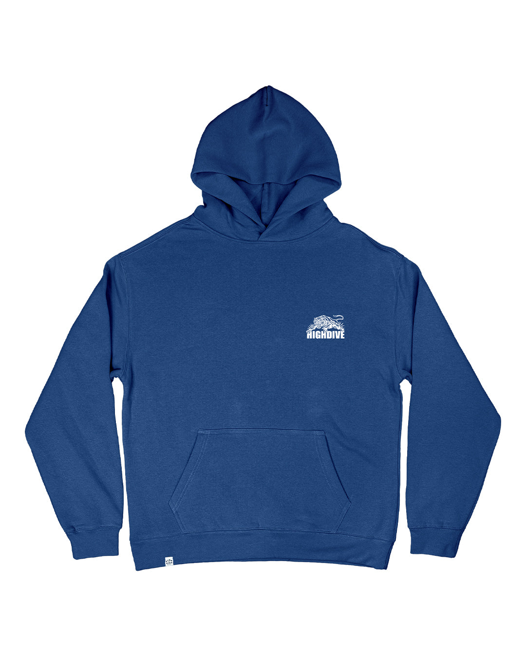 Trad Tiger Oversized Blue Hoody