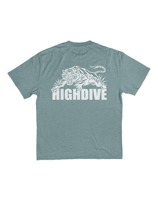 Trad Tiger Heavy Tee Faded Chalk Blue