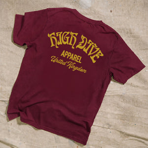 HDA United Kingdom Burgundy Tee