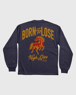 Born To Lose Heavy Midnight Blue Long Sleeve