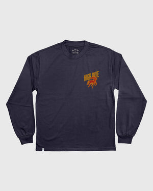 Born To Lose Heavy Midnight Blue Long Sleeve