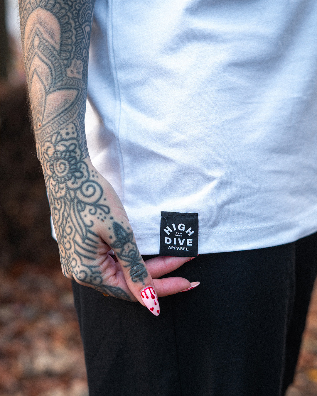 Hold The Rose White T-Shirt