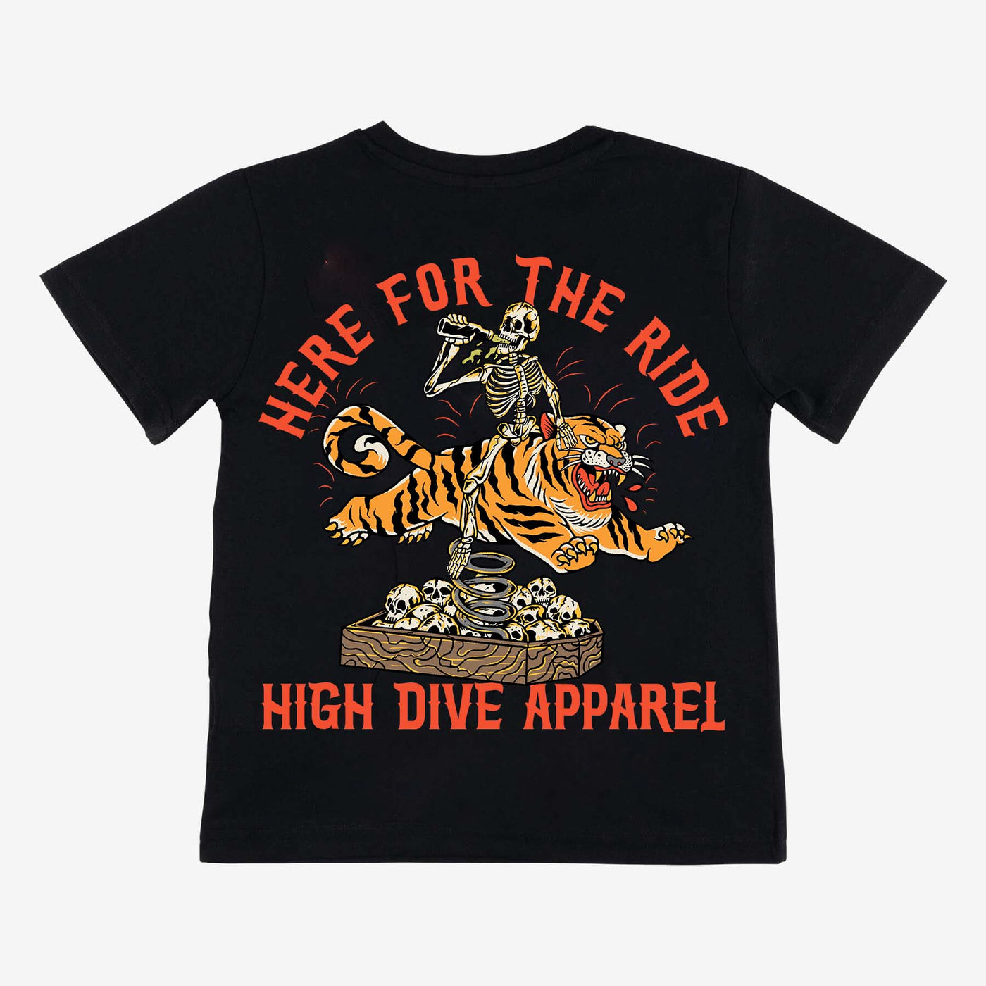 Here For The Ride Kids Tee