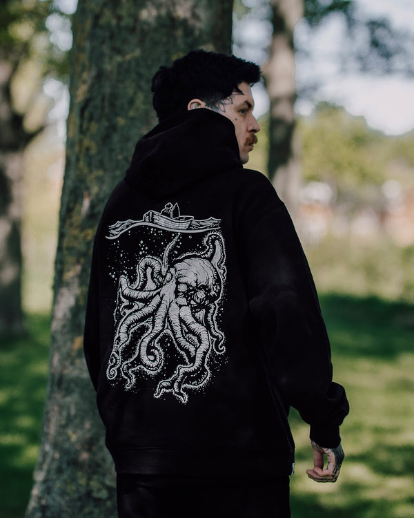 Kraken Oversized Hoody Black