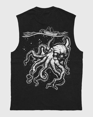 Kraken Heavy Faded Black Tank