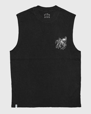 Kraken Heavy Faded Black Tank