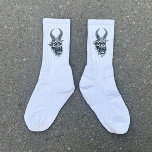 Krampus White Socks