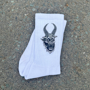 Krampus White Socks