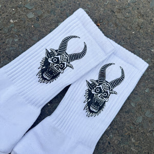 Krampus White Socks