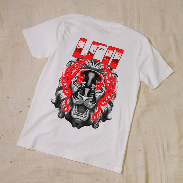 Leo White Tee
