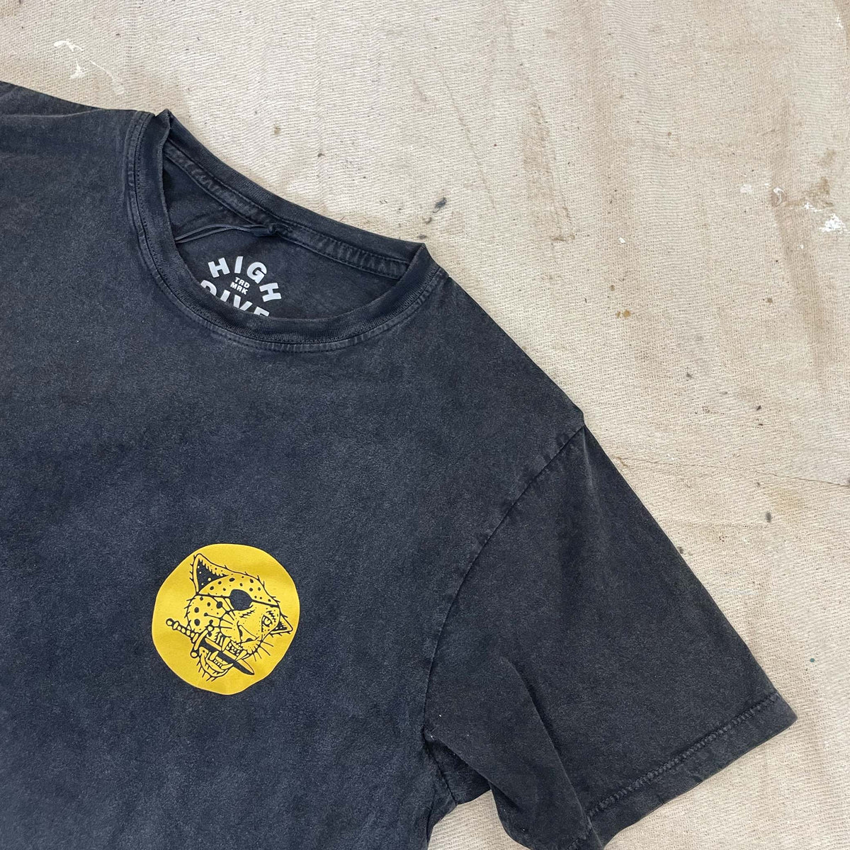 Leopard Stonewash Tee