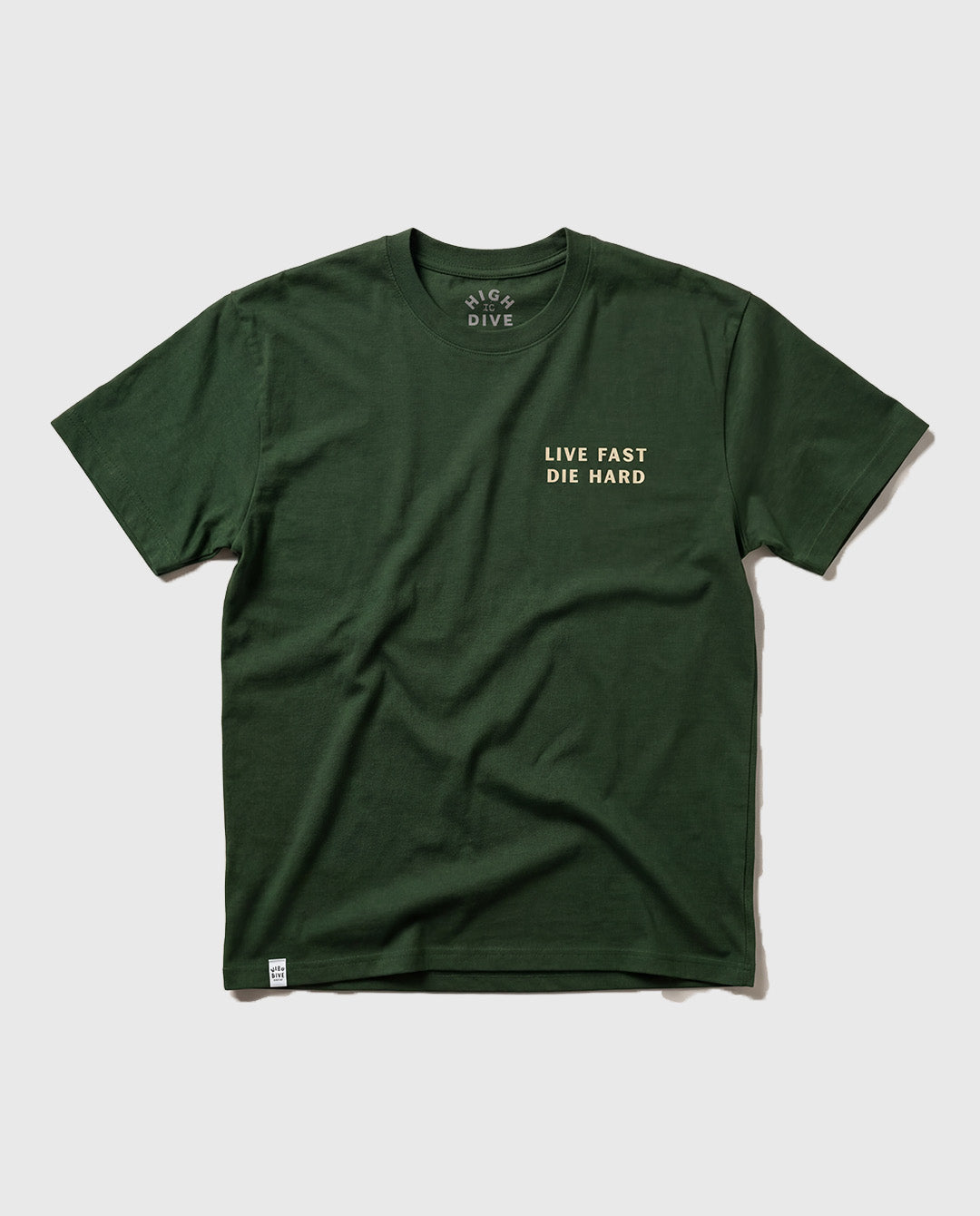 Limited Edition Live Fast Die Hard Boxy Green Oversized Tee