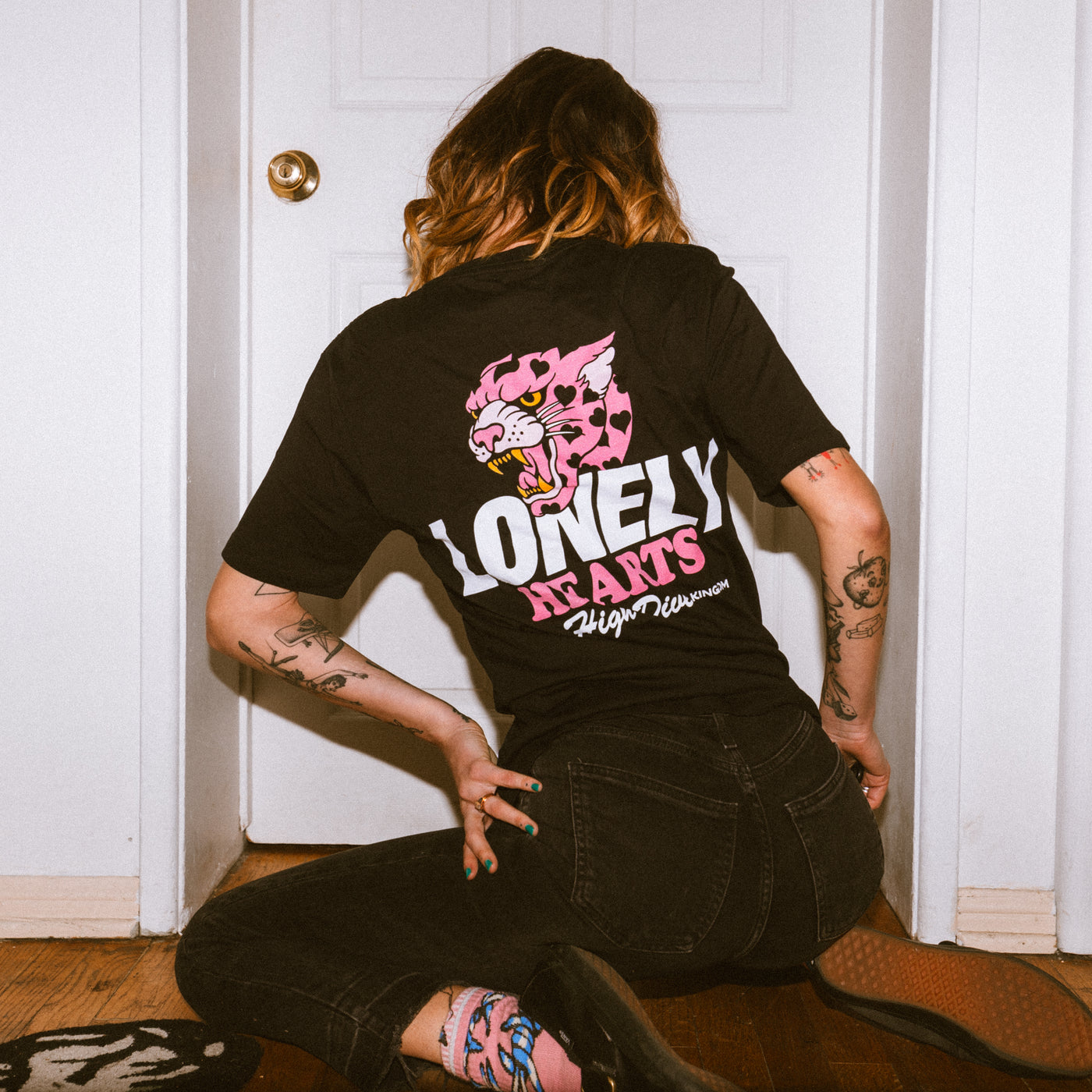 Lonely Hearts Black Tee