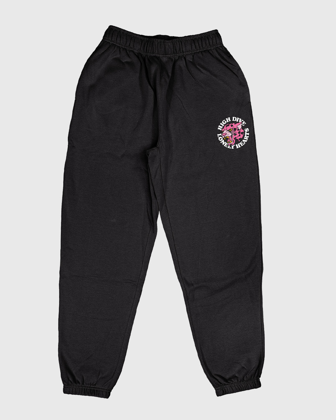 Lonely Hearts Relax Black Joggers
