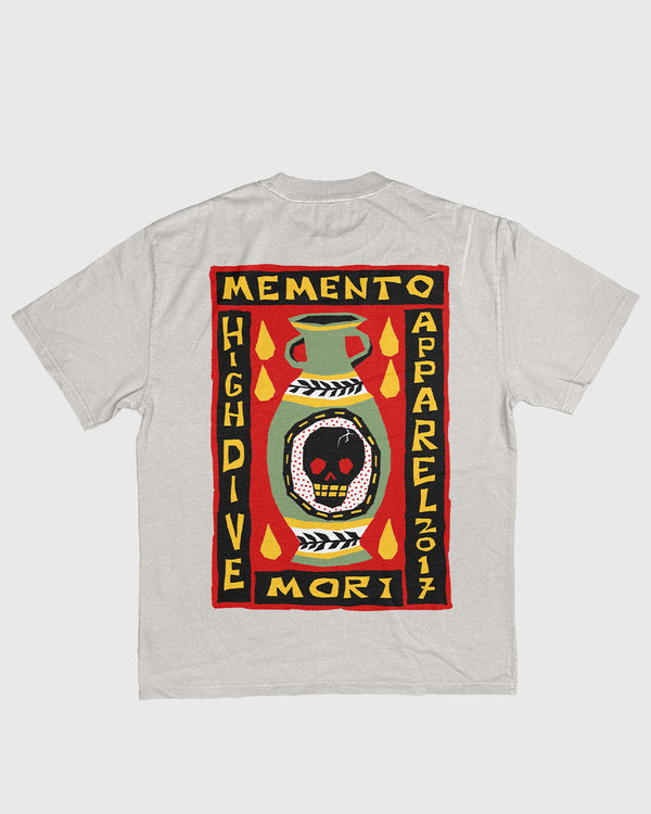 Memento Mori Heavy Tee Faded Bone