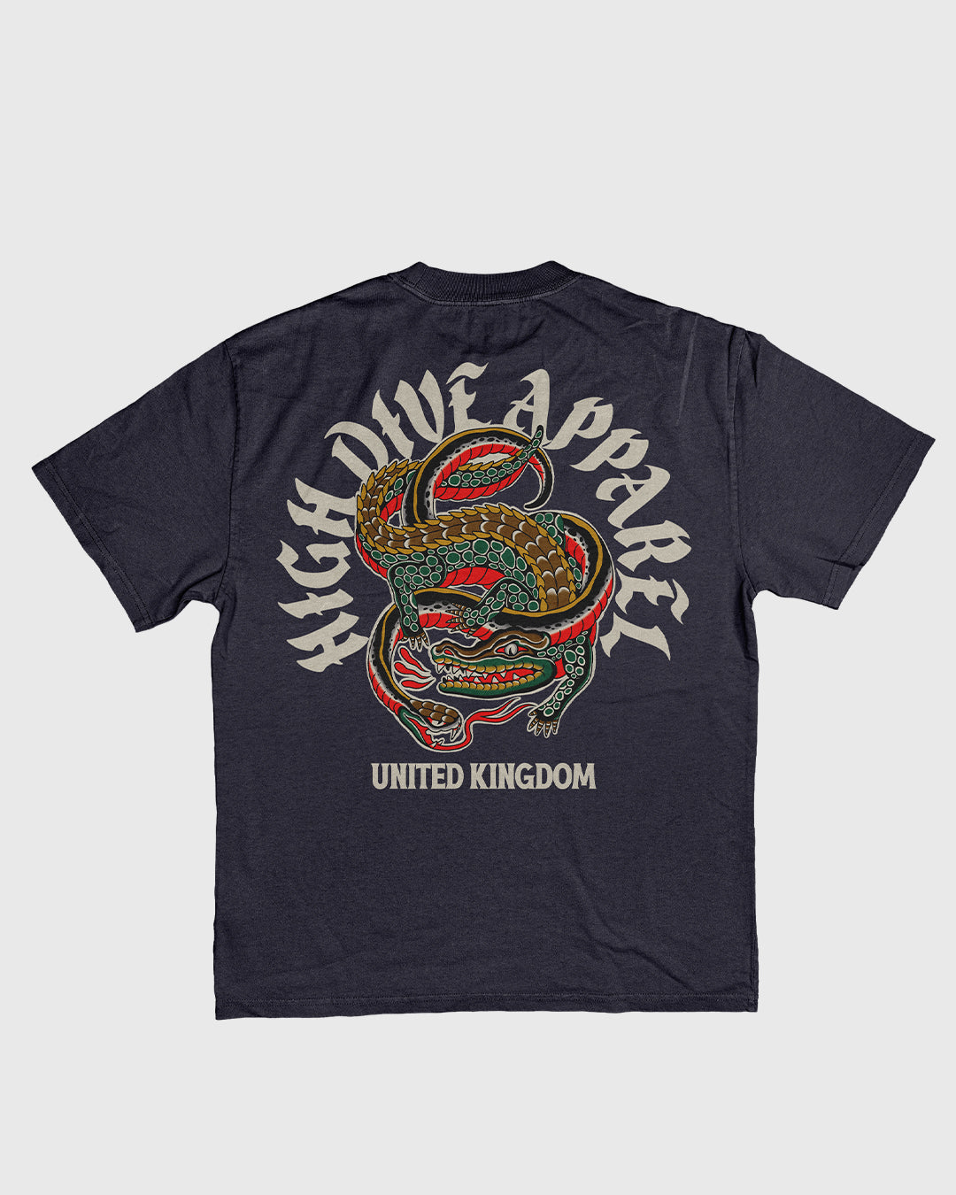 Croc Heavy Midnight Blue Tee