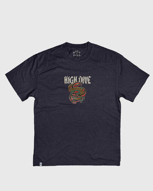Croc Heavy Midnight Blue Tee
