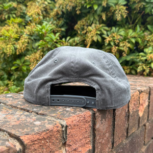 Mountains Shadow Grey Cord Cap