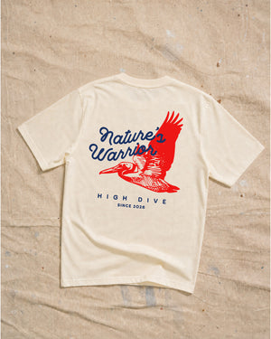Nature's Warrior Ecru Tee