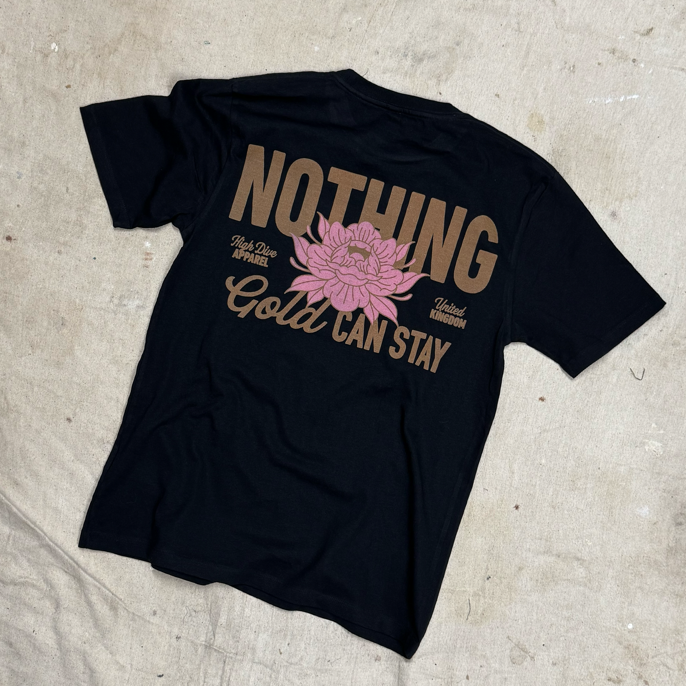 Nothing Gold Can Stay Black Tee