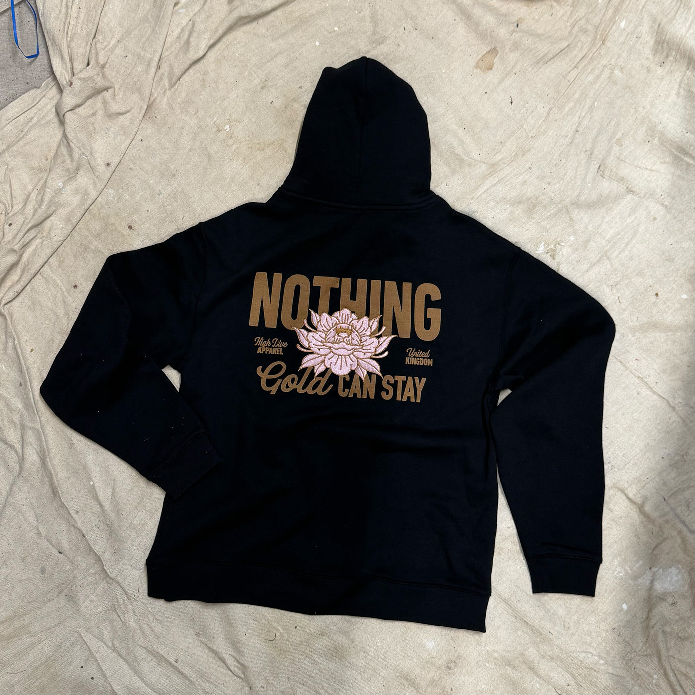 Nothing Gold Can Stay Embroidered Oversized Hoody