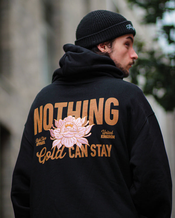Nothing Gold Can Stay Embroidered Oversized Hoody