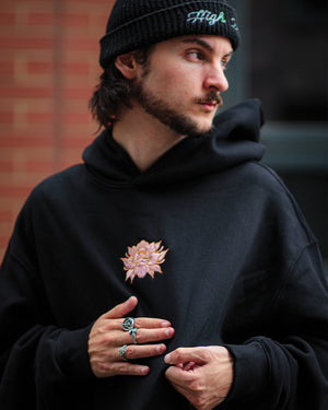 Nothing Gold Can Stay Embroidered Oversized Hoody