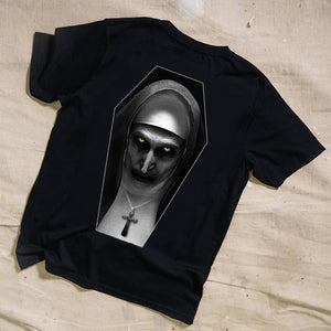 The Nun Coffin Black T-Shirt