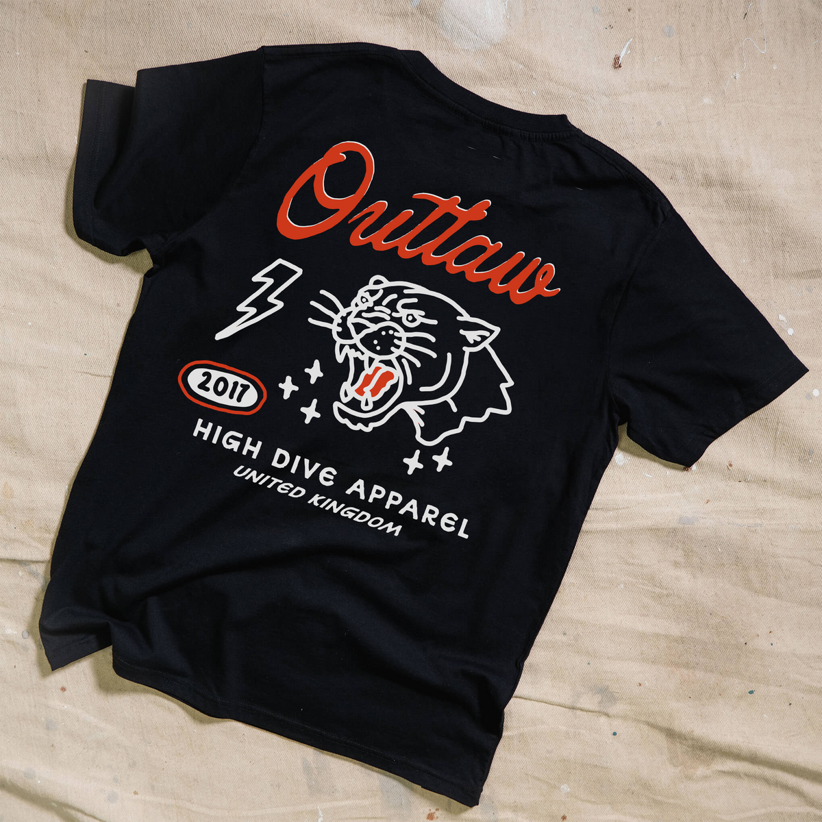 Outlaw Black Tee