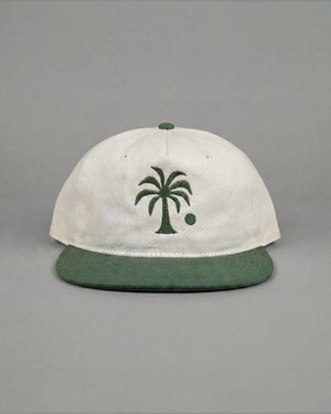 Palm Two Tone Forest Green Cap
