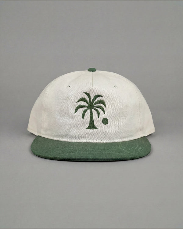 Palm Two Tone Forest Green Cap