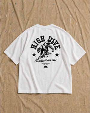 Panther White Oversized Tee