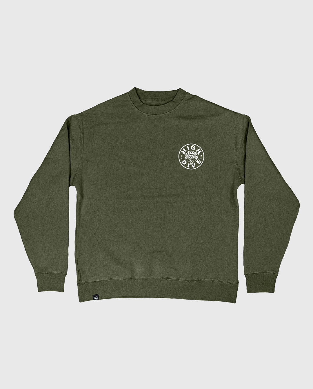 Limited Edition HDA Panther Logo Bottle Green Jumper