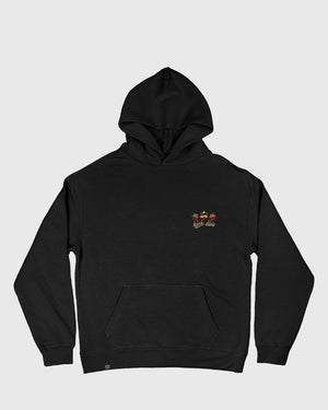 Queen Of Beasts Oversized Black Hoody