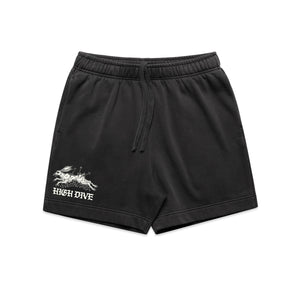 Running Into The Ground Faded Relax Track Shorts