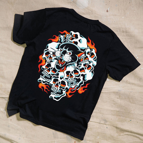 Raised In Hell Black Tee