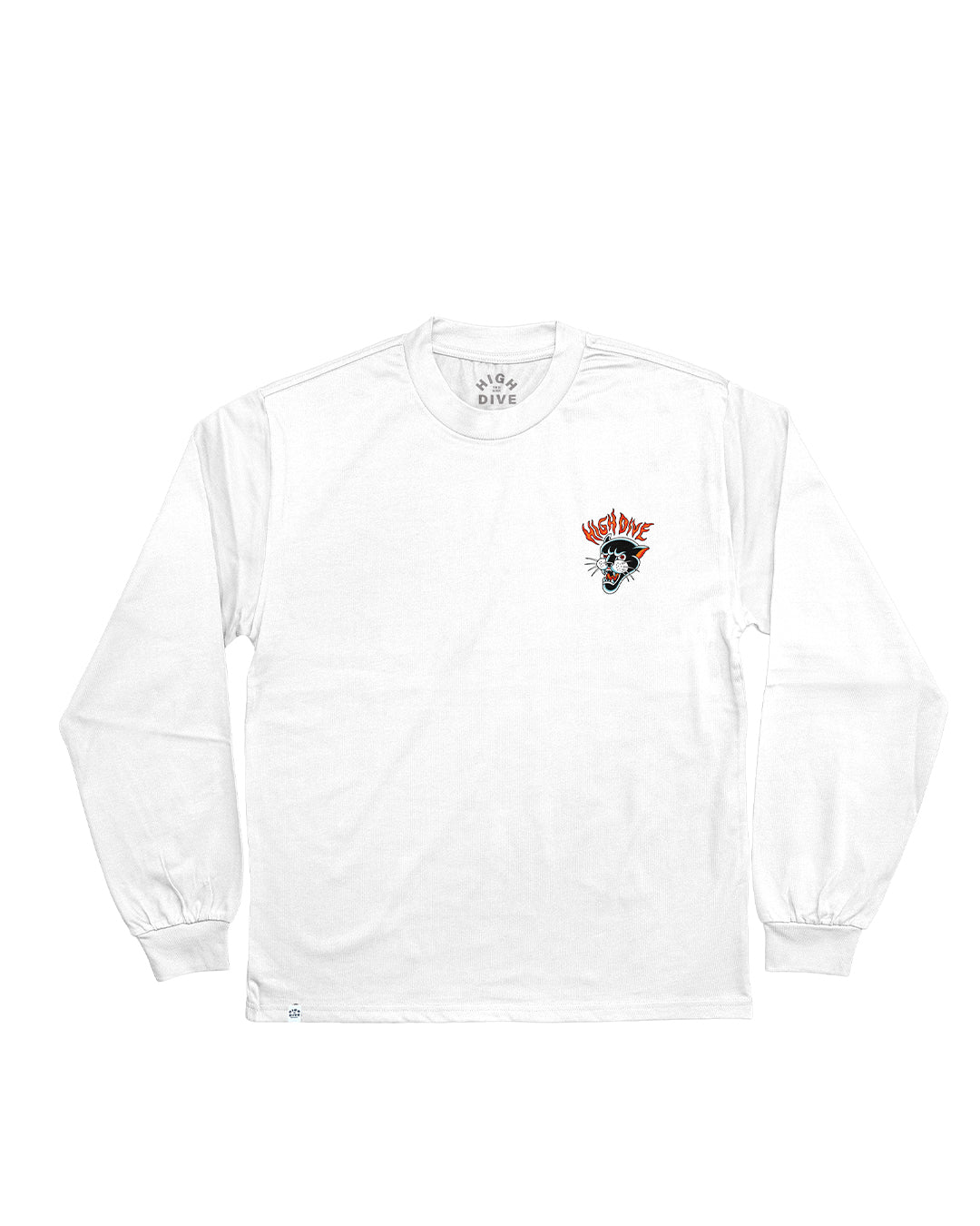 Raised In Hell White Heavy Long Sleeve