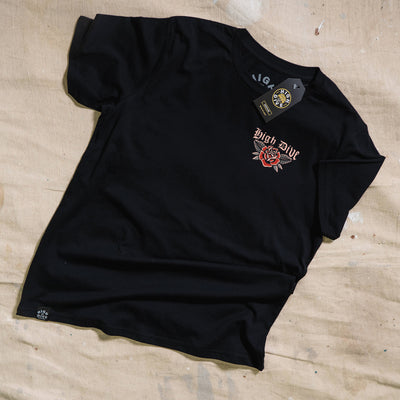 T-Shirt mit Aufdruck „Reaper &amp; Roses“ 